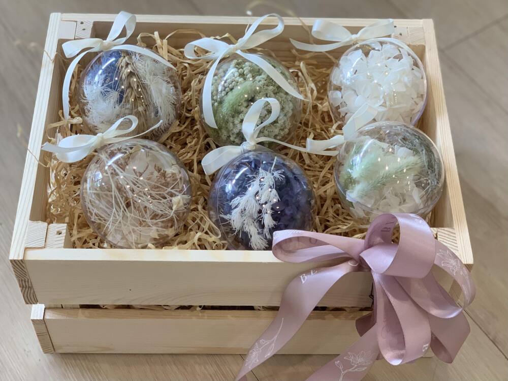 preserved Christmas Baubles 