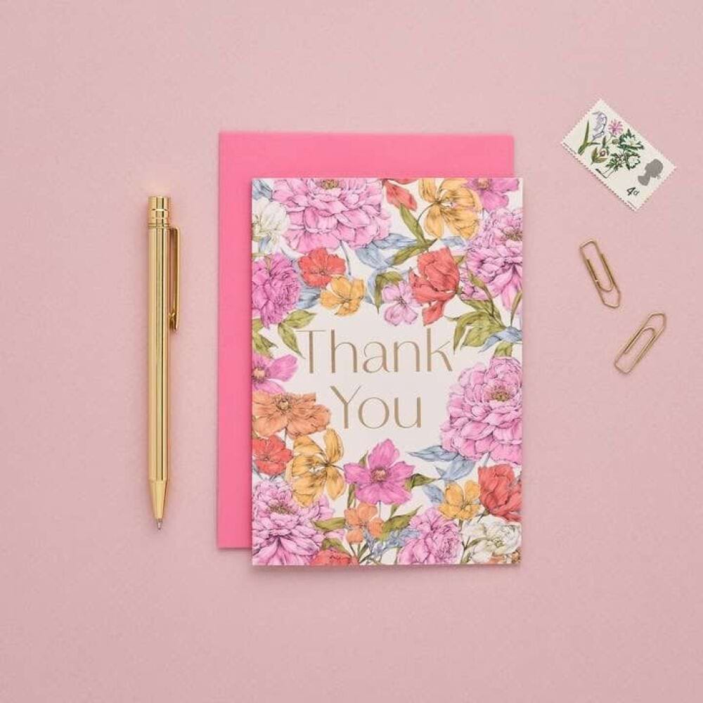 Spring Blossom - Thank You card 
